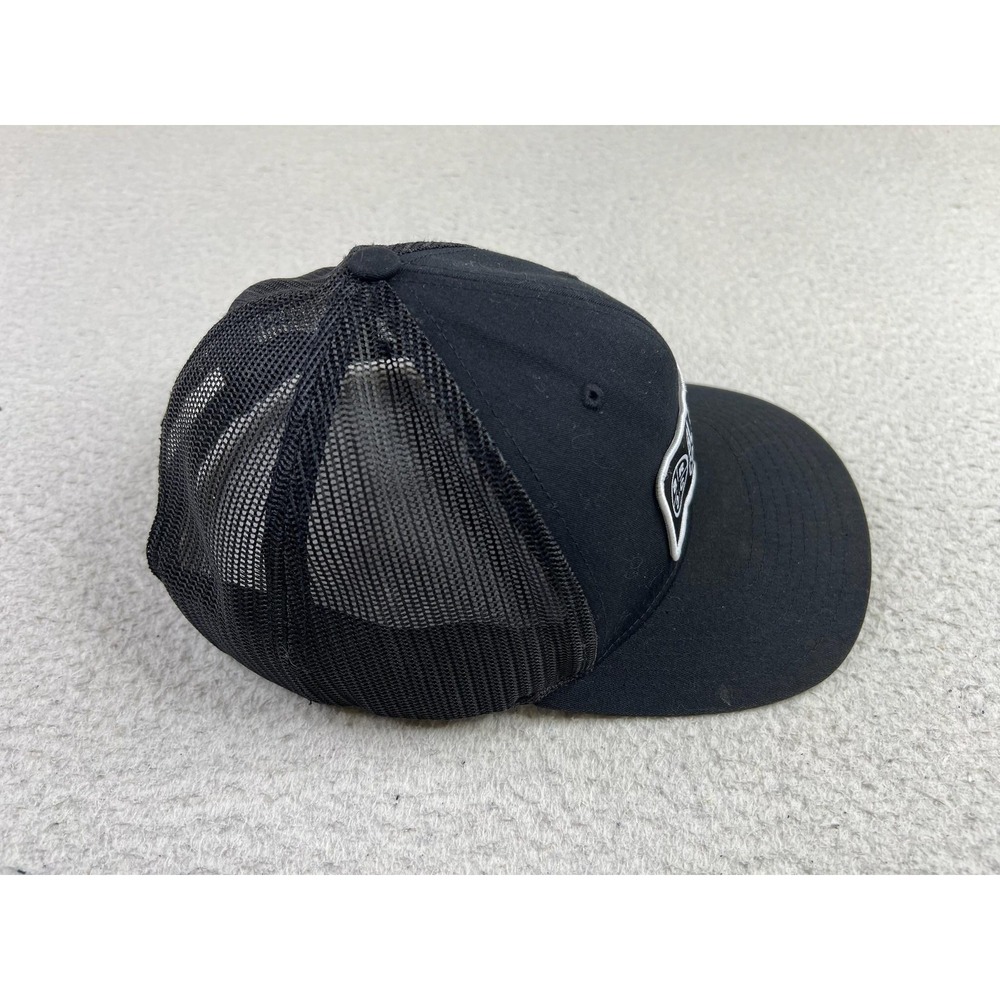 Black Rifle Coffee Company Hat Cap Snap Back One Size Black Mesh Trucker Mens - Picture 4 of 9